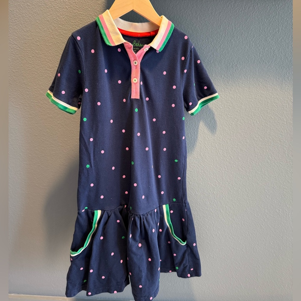 Mini Biden girls preppy polo dress